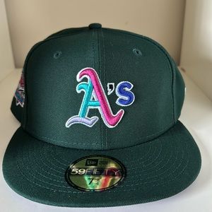 Oakland A’s New Era Baseball Cap Hat Size 7-1/4